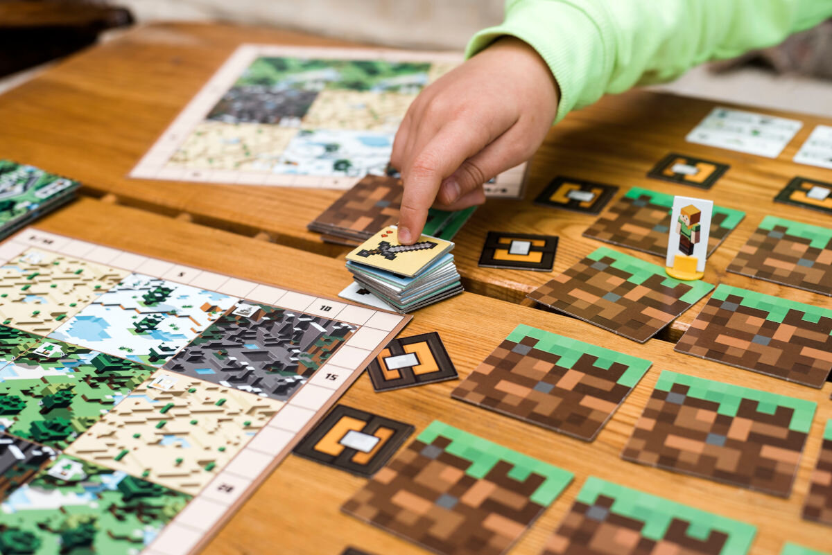 Gra planszowa RAVENSBURGER Minecraft moby zasoby struktury