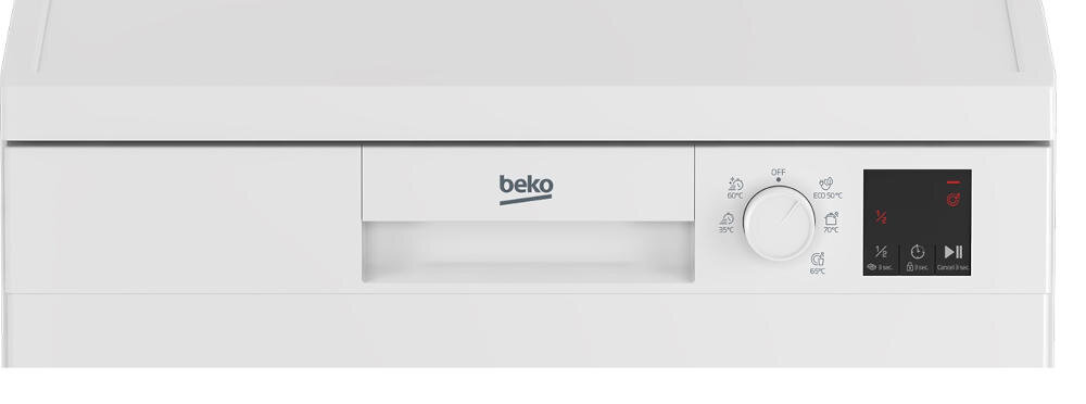 BEKO wygodny panel sterowania program zmywanie pokrętło funkcja zabrudzenie ikonki