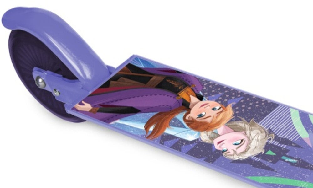 Hulajnoga Disney Frozen 2 bezpieczeństwo tylny hamulec nożny poliuretanowe kółka łożysa ABEC