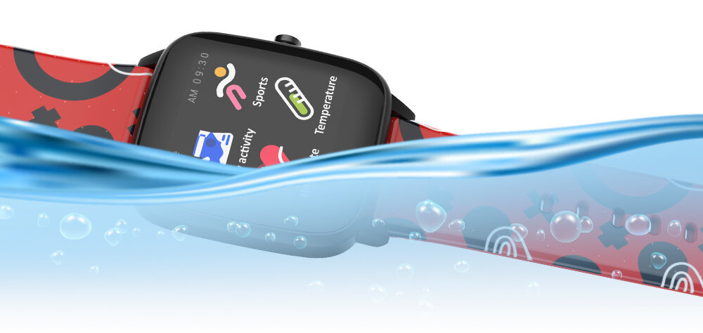 Smartwatch FOREVER iGO Pro JW-200  ekran bateria sport zdrowie monitoring puls pasek 