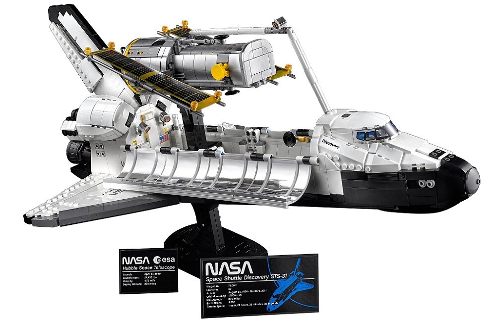 LEGO Creator Wahadłowiec Discovery NASA 10283 Zestaw konstrukcyjny dla prawdziwego zdobywcy kosmosu wymiary