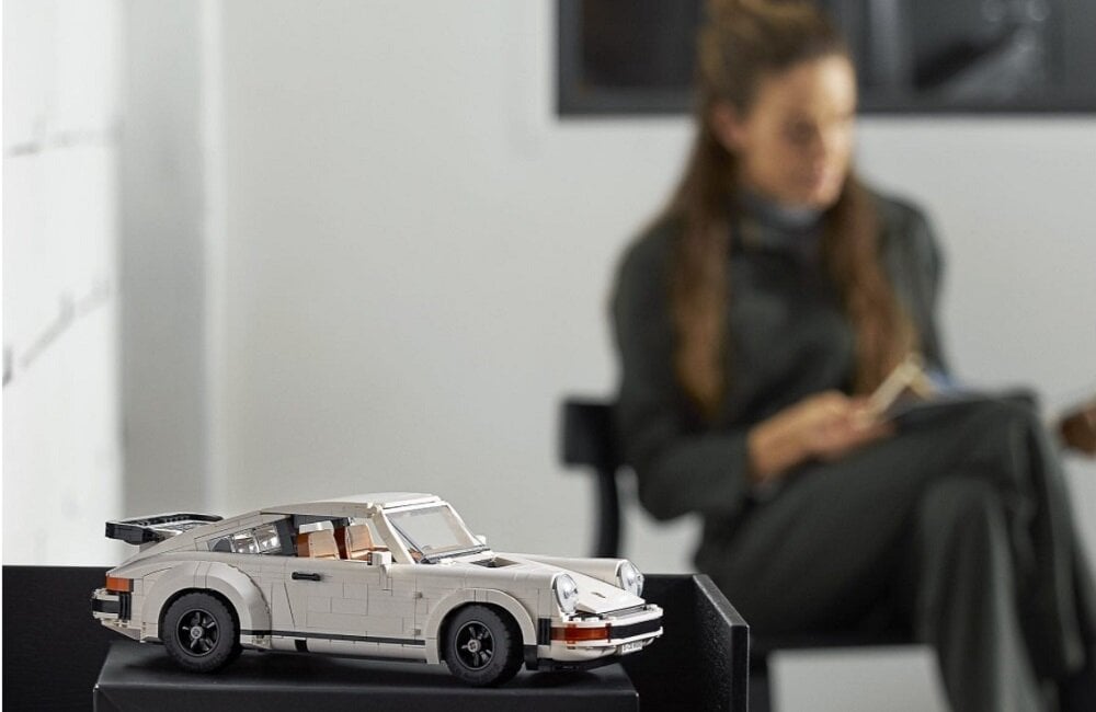 LEGO Creator Porsche 911 10295 Klocki są do siebie perfekcyjnie dopasowane