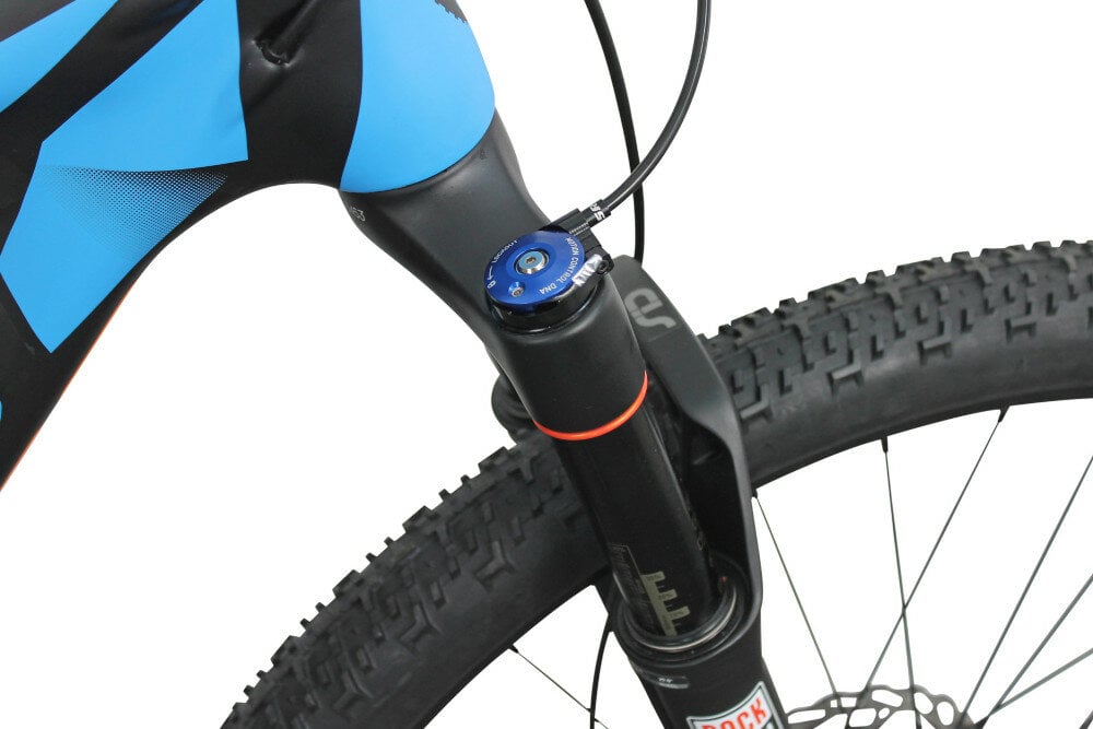 Rower górski MTB TORPADO Nearco N M19 27.5 cala męski Czarno-niebieski amortyzator przedni