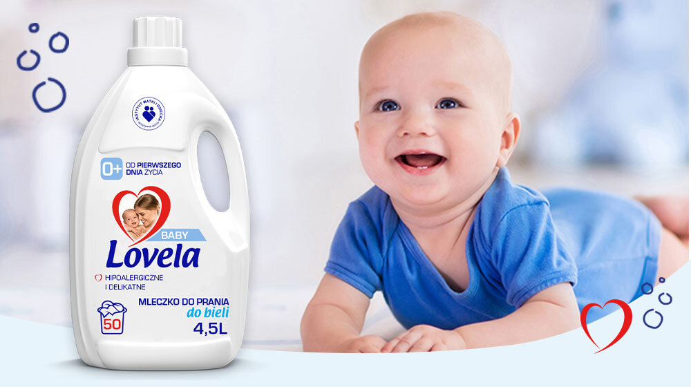 Płyn do prania LOVELA Baby Biały 4500 ml niemowlę