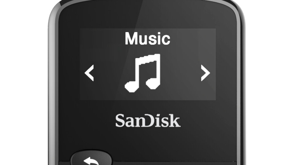 Odtwarzacz MP3 SANDISK Clip Jam  - wyświetlacz