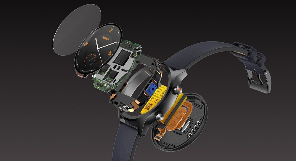 Smartwatch TICWATCH C2 Plus   ekran bateria czujniki zdrowie sport pasek 
