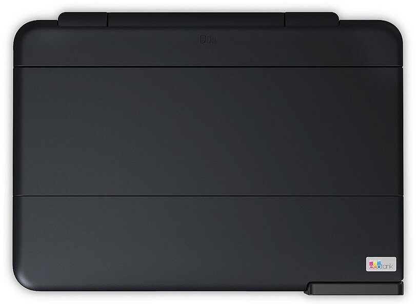 Urządzenie wielofunkcyjne EPSON EcoTank L8180 drukowanie skanowanie kopiowanie tusz jakość kolor czerń zbiornik przyciski płynność oszczędność wymiary 