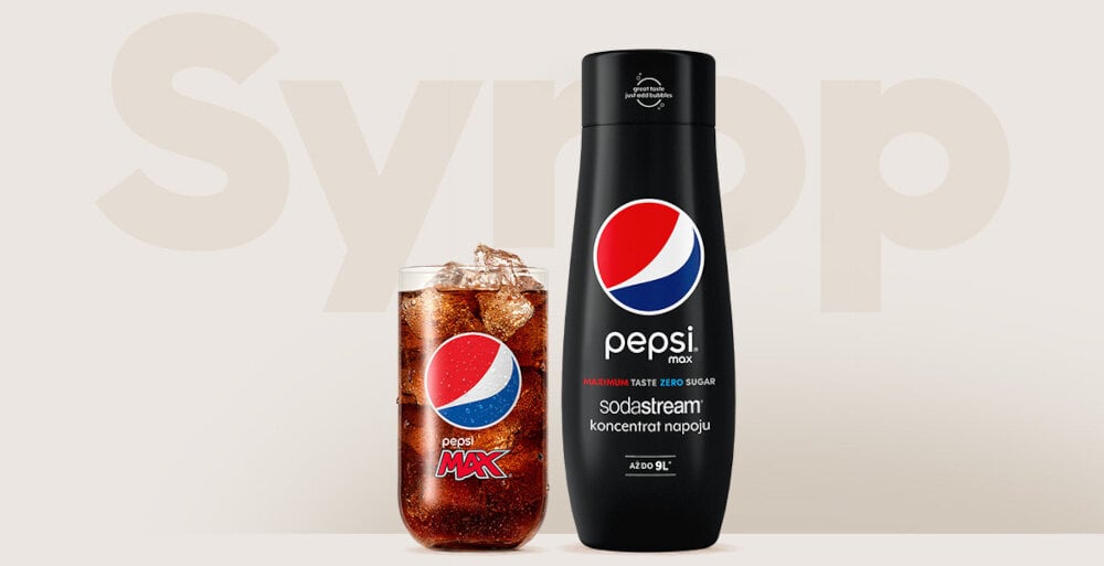 Syrop SODASTREAM Pepsi Max 440 ml wyglad