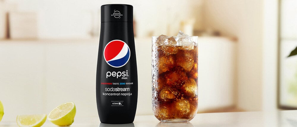 Syrop SODASTREAM Pepsi Max 440 ml instrukcja przygotowania