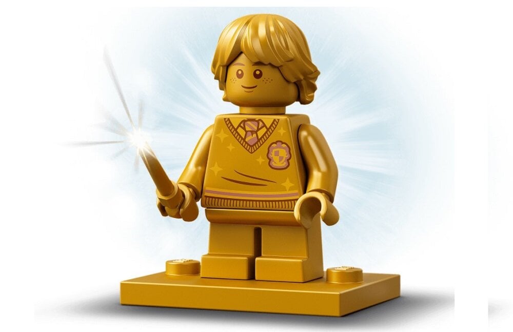 LEGO Harry Potter Wizyta w wiosce Hogsmeade 76388 Złota rocznicowa figurka