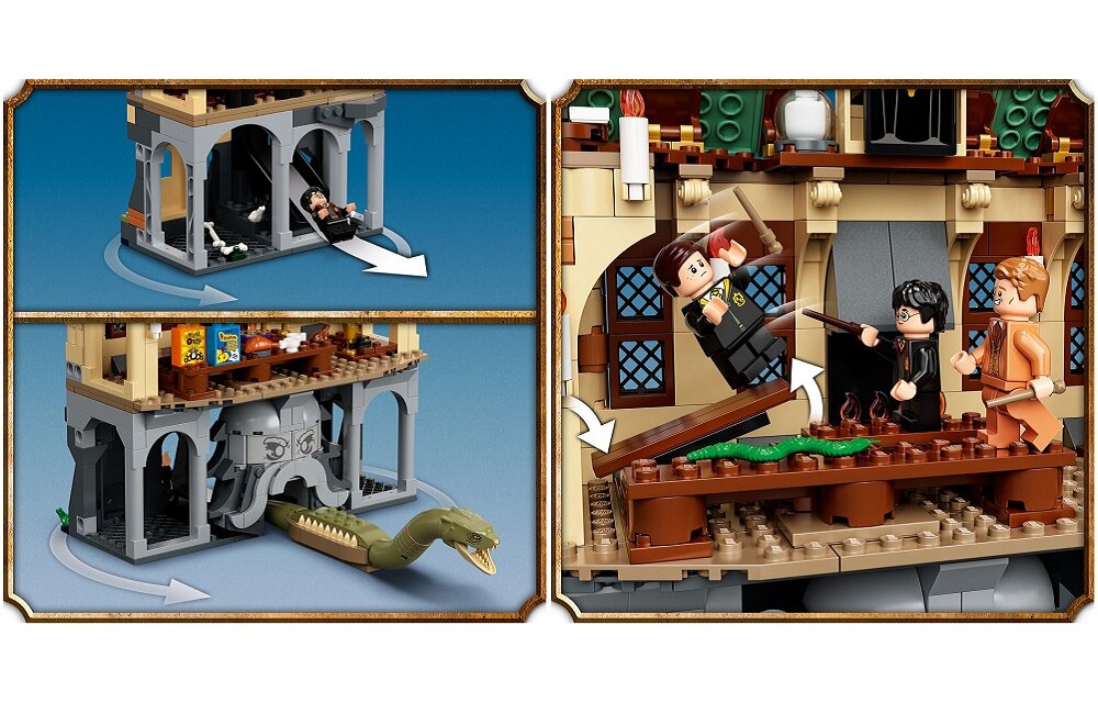 LEGO Harry Potter Komnata Tajemnic w Hogwarcie 76389 Bardzo dużo filmowych detali