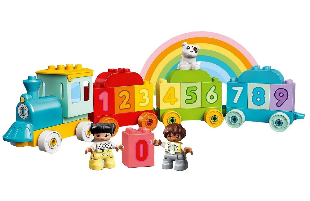 LEGO Duplo Pociąg z cyferkami nauka liczenia 10954 Wprowadzenie do świata matematyki