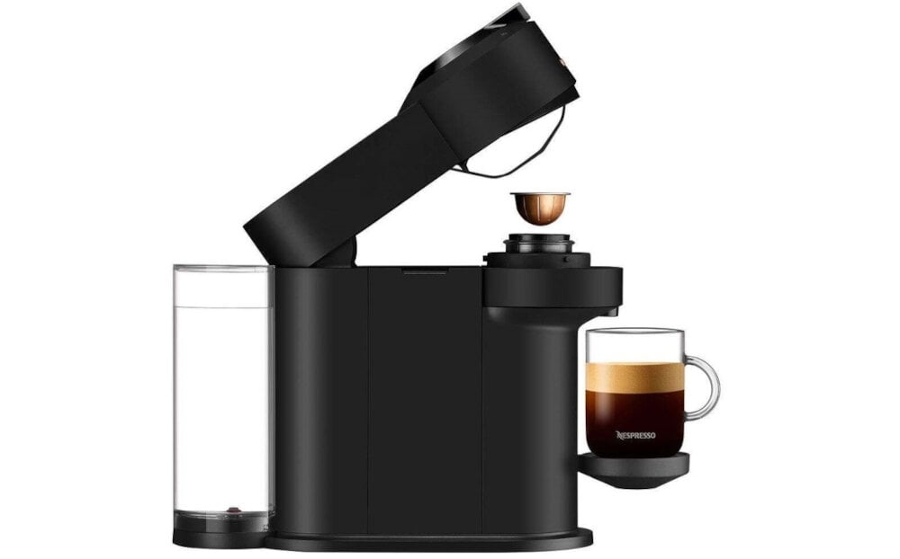 Ekspres DELONGHI Nespresso Vertuo Next ENV 120.BM Czarny mozliwosci piec roznych rozmiarow espresso double espresso gran lungo mug alto innowacyjna technologia kawy