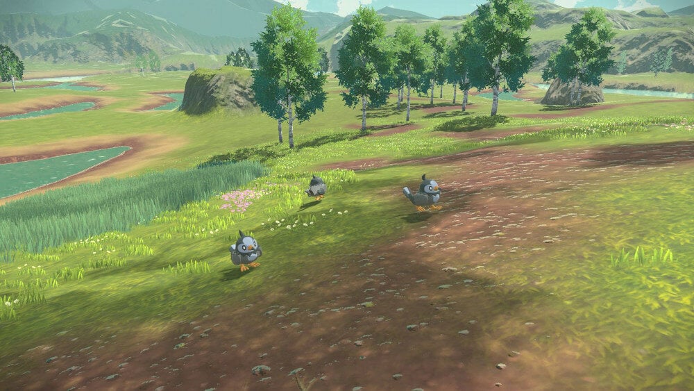 Pokemon Legends: Arceus Gra  drzewa eksploracja środowisko badania 