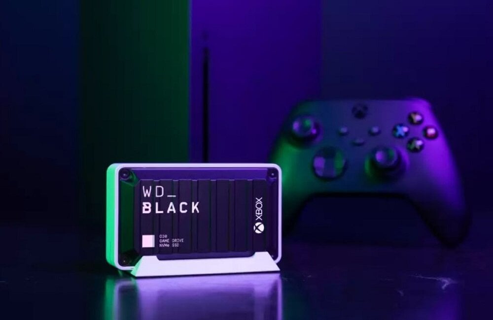 Dysk WD Black D30 Game Drive SSD Xbox Kompaktowe rozmiary