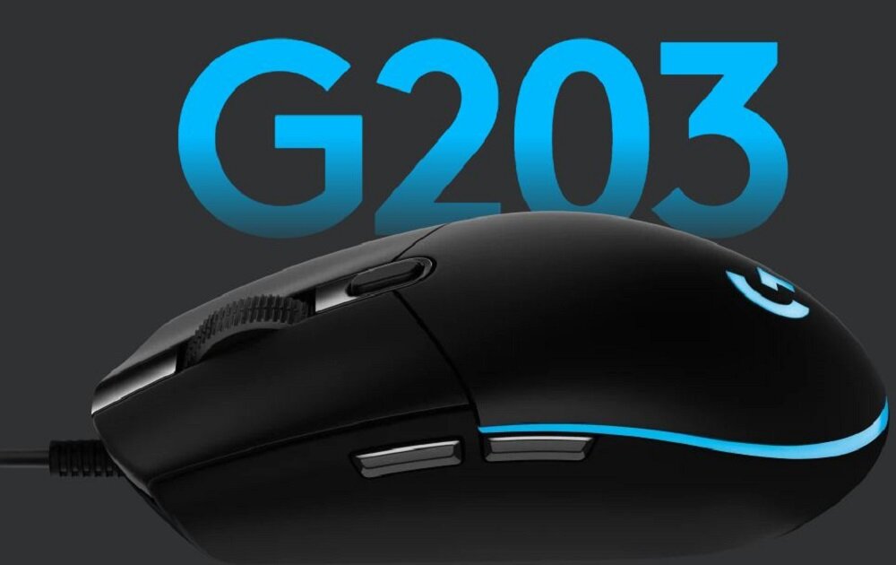 Mysz LOGITECH G203 - przyciski 