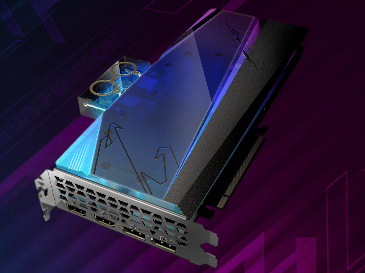 Температура водяного охолодження відеокарти GIGABYTE Aorus Radeon RX 6900 XT Xtreme WaterForce WB 16 ГБ