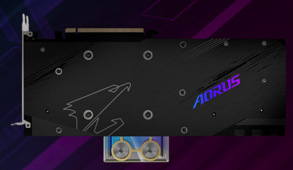 Сумісність розмірів відеокарти GIGABYTE Aorus Radeon RX 6900 XT Xtreme WaterForce WB 16 ГБ