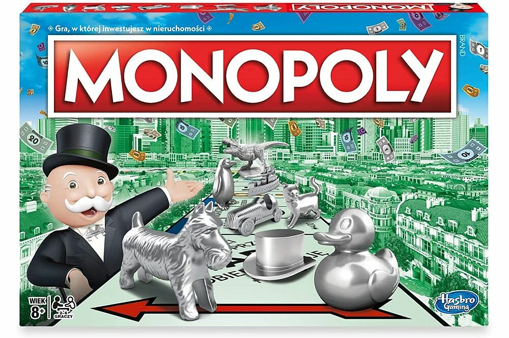 Gra planszowa HASBRO Monopoly  elementy zabawa plansza reguły zawartość 