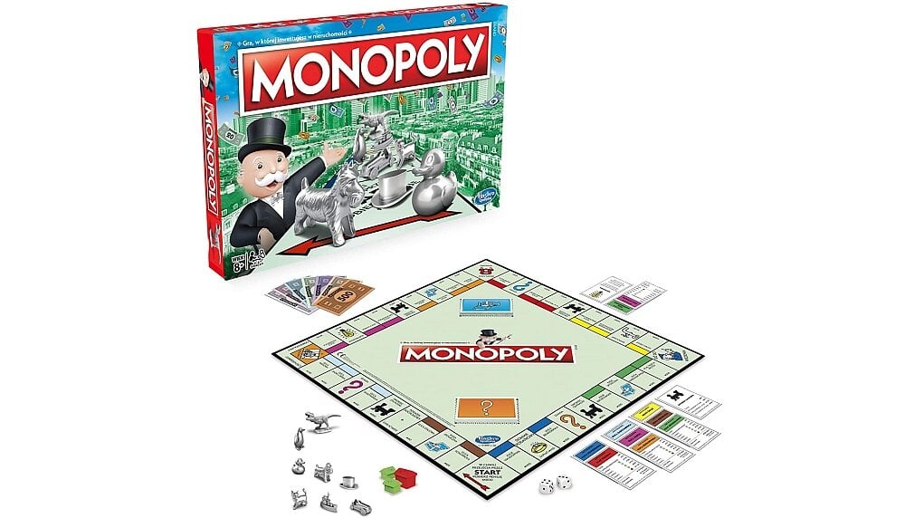 Gra planszowa HASBRO Monopoly  elementy zabawa plansza reguły zawartość 