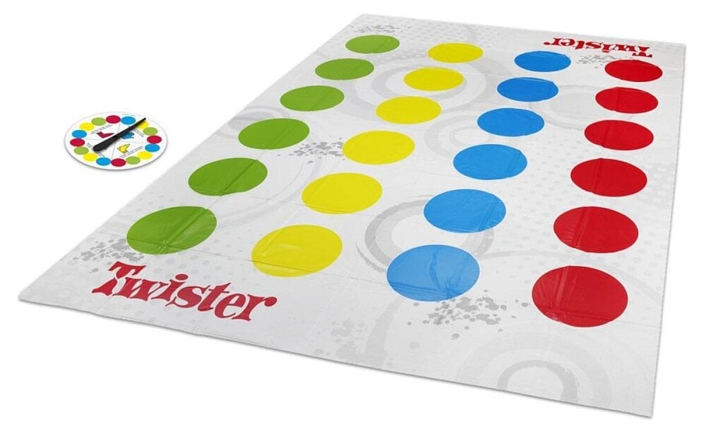 Gra planszowa HASBRO Twister zabawa plansza reguły zawartość 