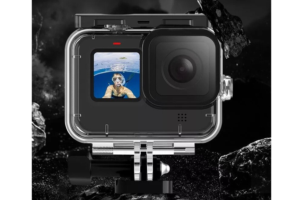 Obudowa wodoszczelna TELESIN do Gopro Hero 9 montaż ochrona kamera sport ujęcia obsługa 