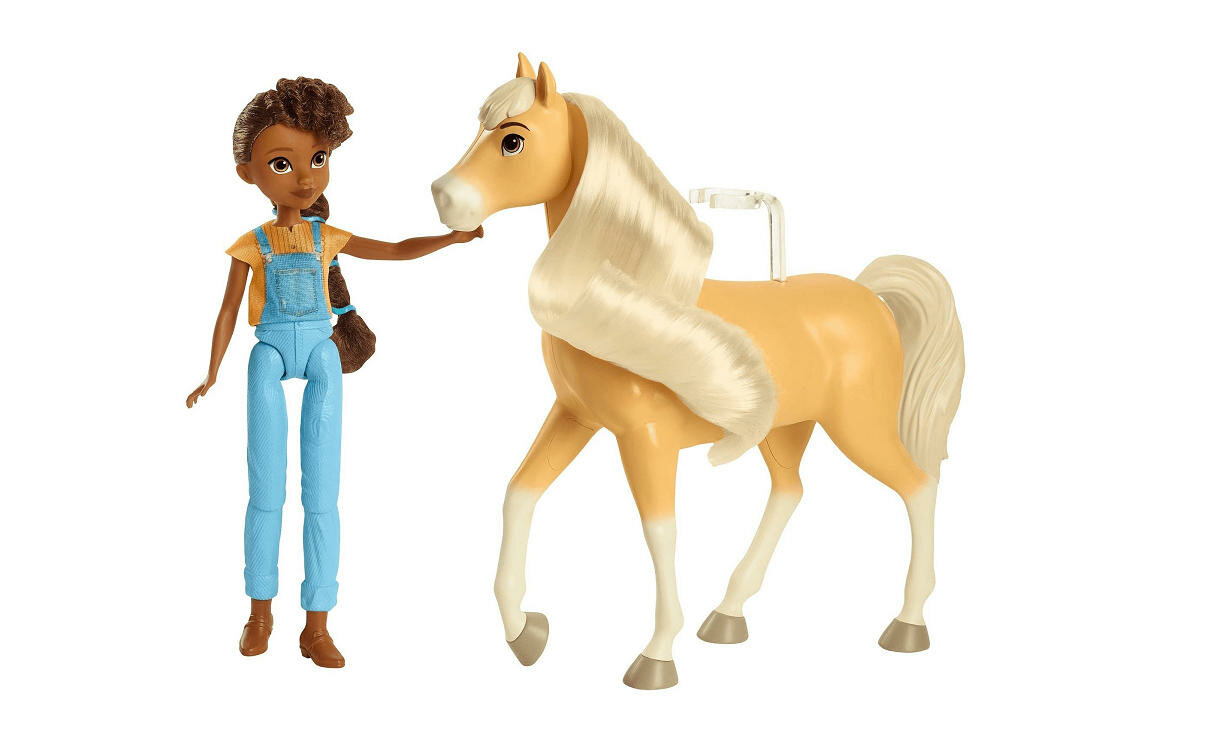 MATTEL-Duch-wolnosci-Pru-Chica-Linda przyjaźń odwaga przygoda animacja mustang duch wolności bohaterka pru koń zabawa