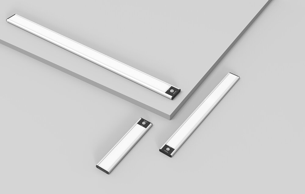 Lampka meblowa YEELIGHT Closet Light YLCG004 Srebrny kompaktowa budowa szerokość do 0,9 cm długość 40 cm wysokiej klasy metalowe wykończenie nowoczesny industrialny charakter