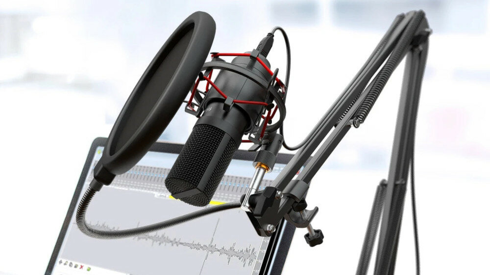 Mikrofon FIFINE T732  - instalacja