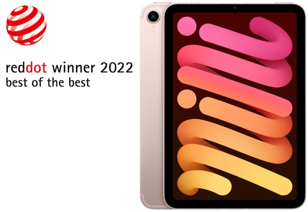 Tablet APPLE iPad mini nagroda reddot