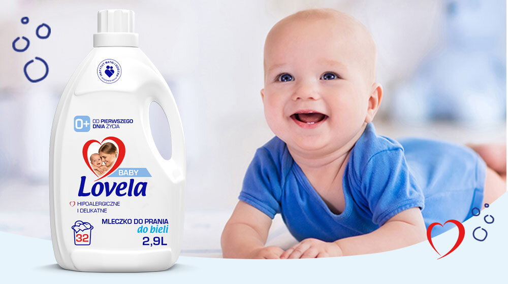 Płyn do prania LOVELA Baby Biały 2900 ml niemowlę