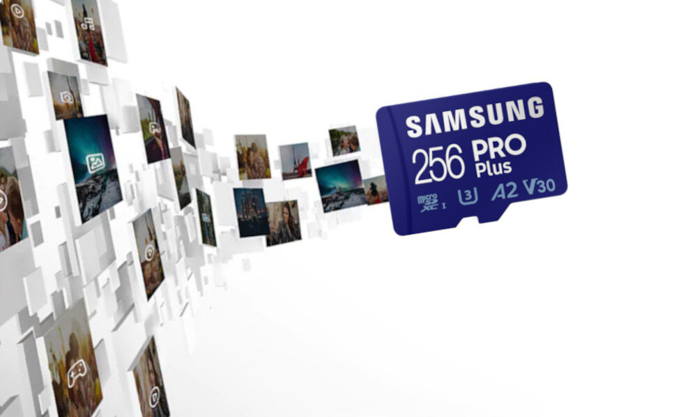 Karta pamieci SAMSUNG Pro Plus MicroSD 256GB swietne parametry pracy