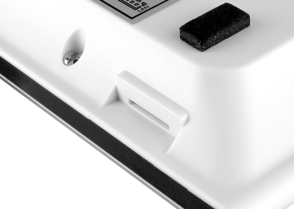 Monitor do wideodomofonu EURA VDA-09C5W wyświetlacz kolorowy przekątna 7 cali LCD zapis obrazów rejestracja filmów na karcie microSD pojemność 128 GB sygnał wideo w technologii AHD rozdzielczość 1024x600 pikseli