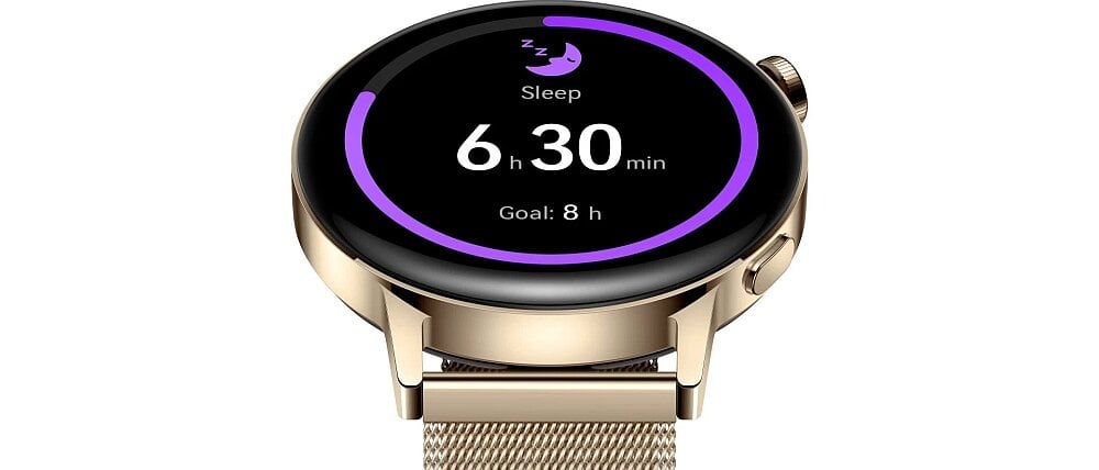 Smartwatch Huawei GT 3  ekran bateria pasek wykonanie odporność funkcje monitoring pomiar aplikacja łączność odbieranie dzwonienie 