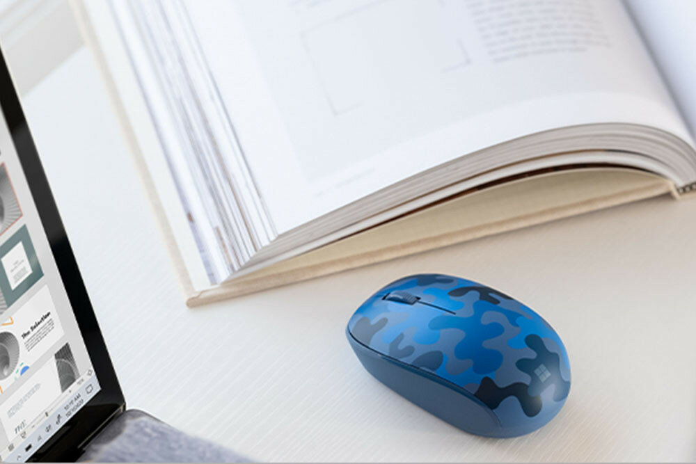 Mysz MICROSOFT Bluetooth Mouse Nightfall Camo (8KX-00017) bateria przyciski