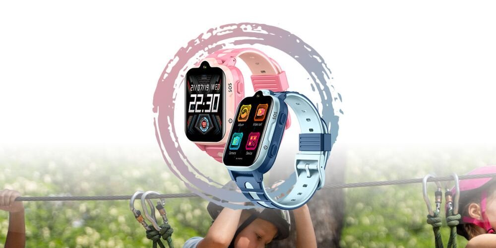 Smartwatch BEMI Play 4G  ekran bateria czujniki zdrowie sport pasek ładowanie pojemność rozdzielczość łączność sterowanie krew puls rozmowy smartfon aplikacja 
