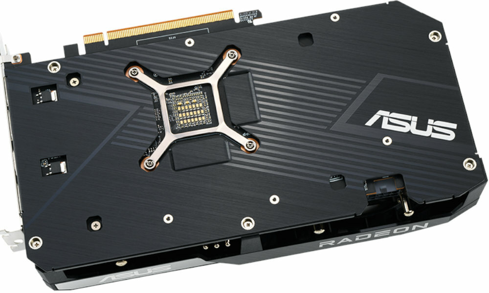 ASUS Dual Radeon RX 6600 tyl skos