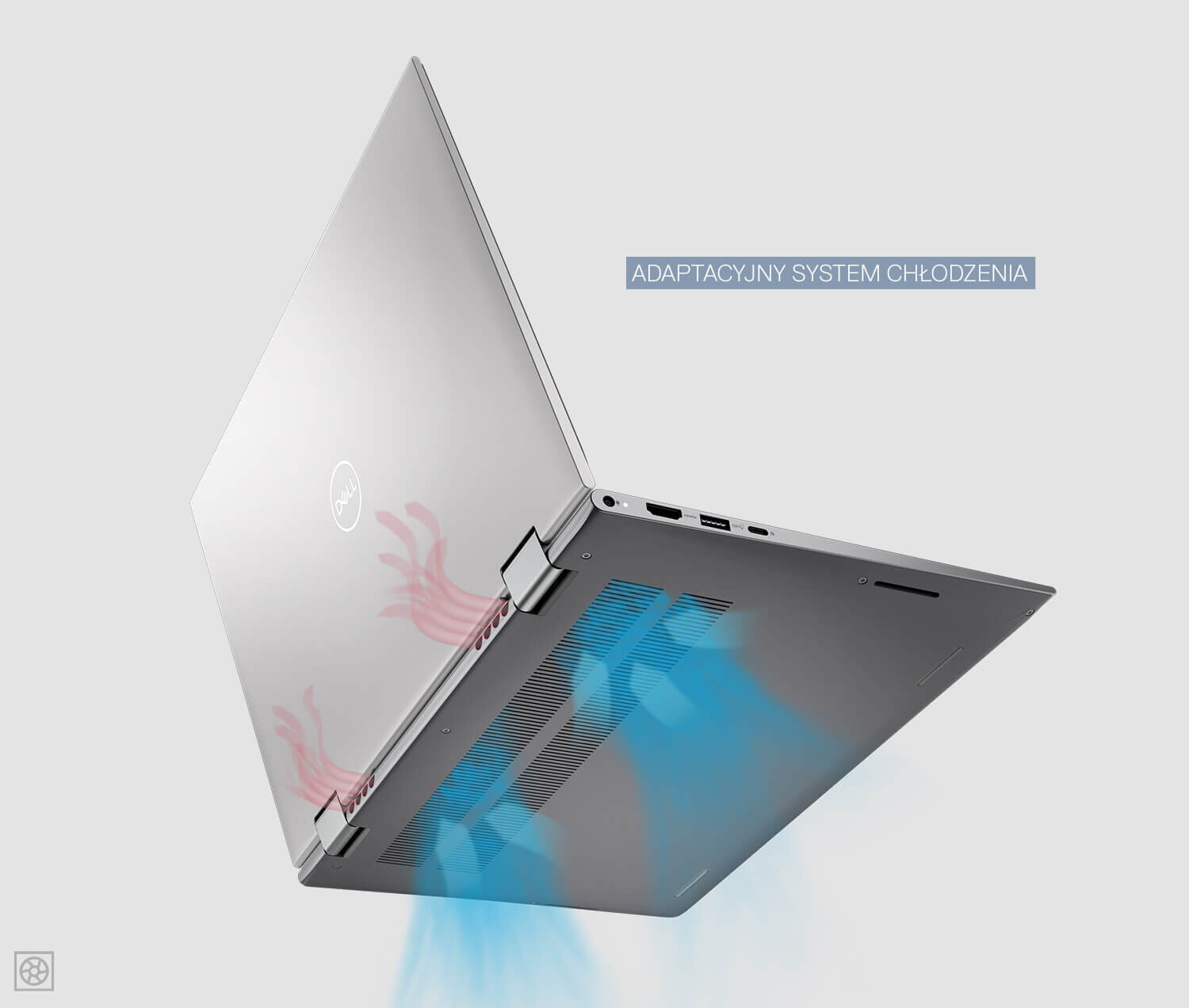 Laptop DELL Inspiron 14 5410 - ADAPTACYJNY SYSTEM CHŁODZENIA     