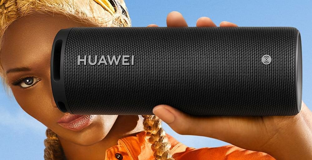 Głośnik mobilny HUAWEI Sound Joy muzyka łączność sterowanie parowanie dźwięk głośność waga opis cechy bateria ładowanie pojemność 