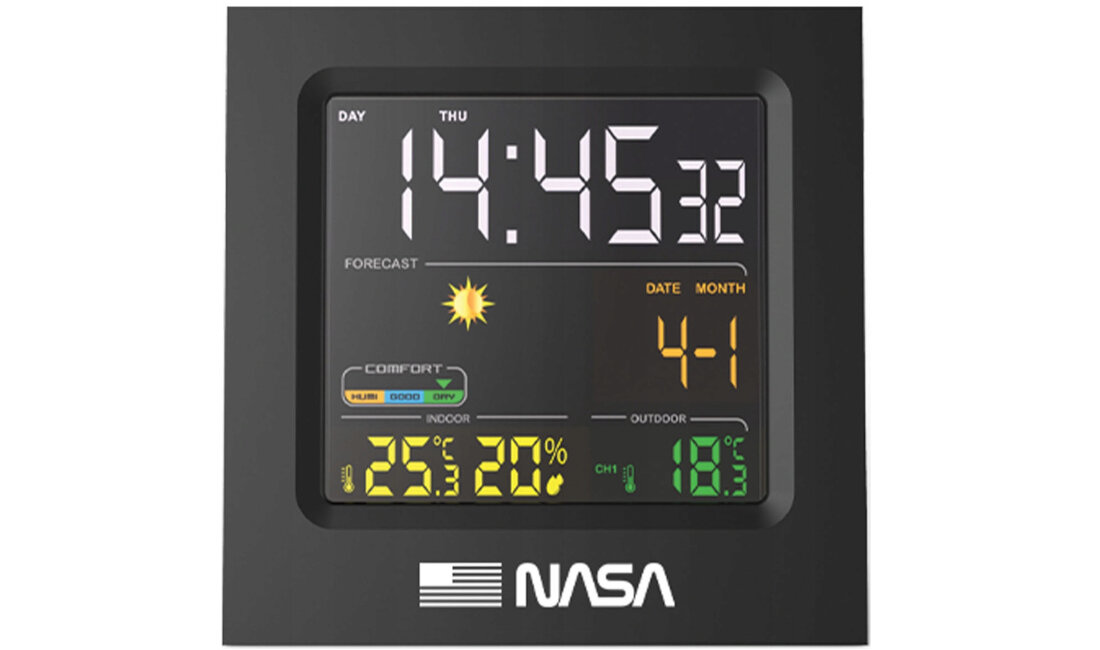 Stacja pogody NASA WS300 pomiar temperatura 10w1