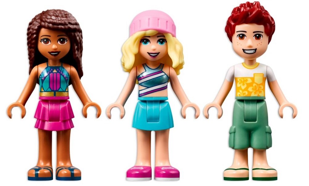 LEGO Friends Luksusowy kemping na plaży 41700 Minilaleczki gotowe na ciekawą zabawę z Tobą