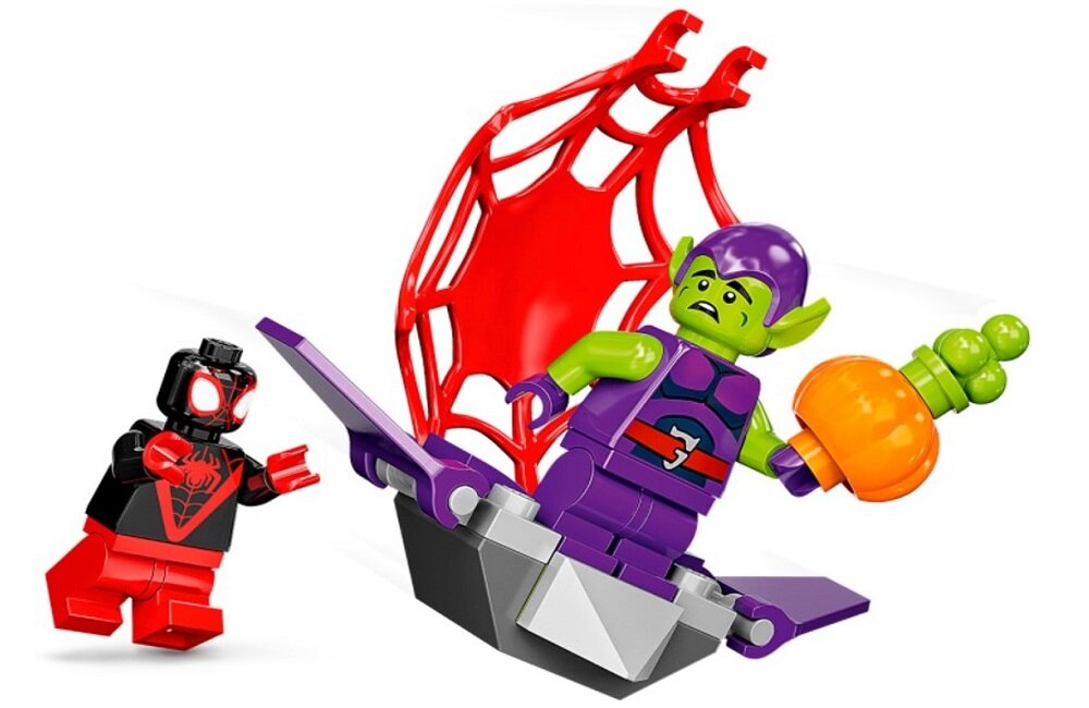 LEGO Spider Man Miles Morales Technotrójkołowiec Spider Mana 10781 Ciekawa nagroda