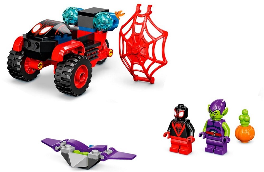 LEGO Spider Man Miles Morales Technotrójkołowiec Spider Mana 10781 Wysoka jakość i bezpieczeństwo