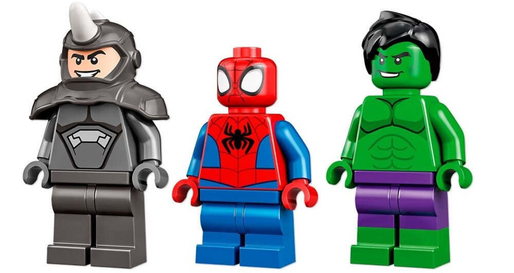 LEGO Spider Man Hulk kontra Rhino starcie pojazdów 10782 Emocje jak w produkcjach Marvela