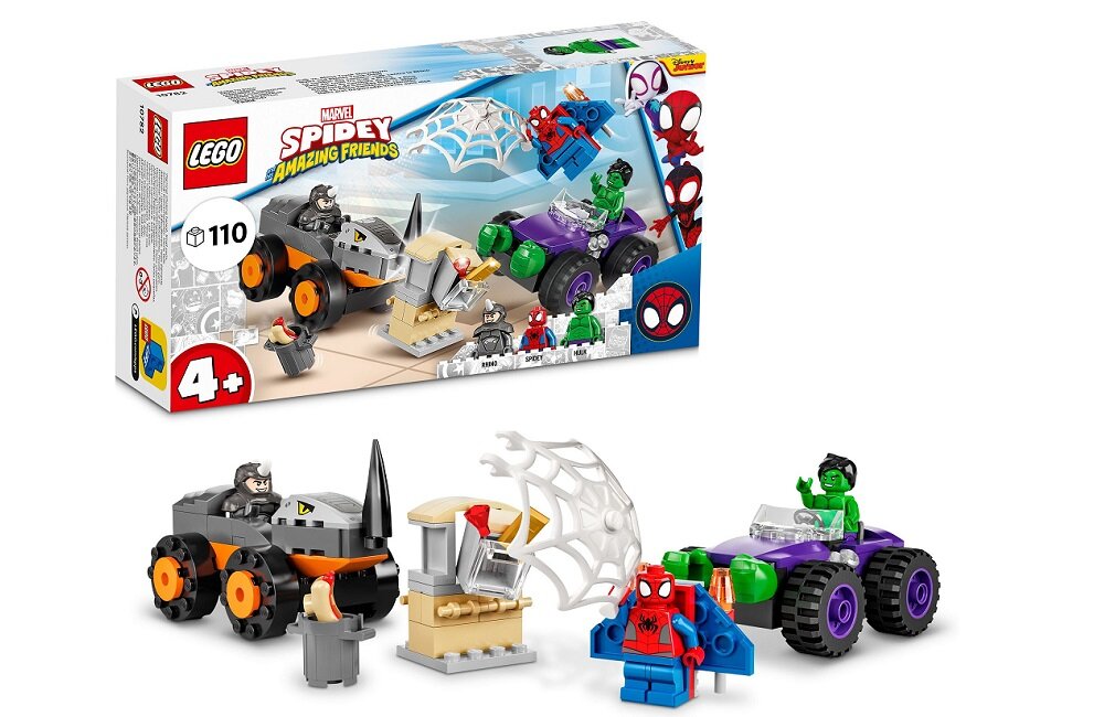 LEGO Spider Man Hulk kontra Rhino starcie pojazdów 10782 Od lat dla Was