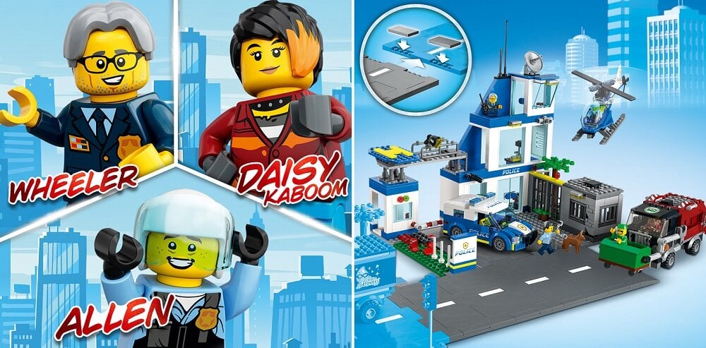 LEGO City Posterunek policji 60316 Pomoc w rozwoju życiowych umiejętności