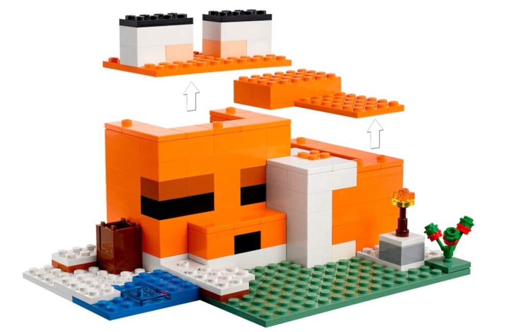 LEGO Minecraft Siedlisko lisów 21178 W lisim domu nie można się nudzić