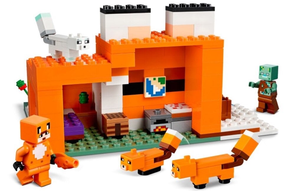 LEGO Minecraft Siedlisko lisów 21178 Wysoka jakość i bezpieczeństwo