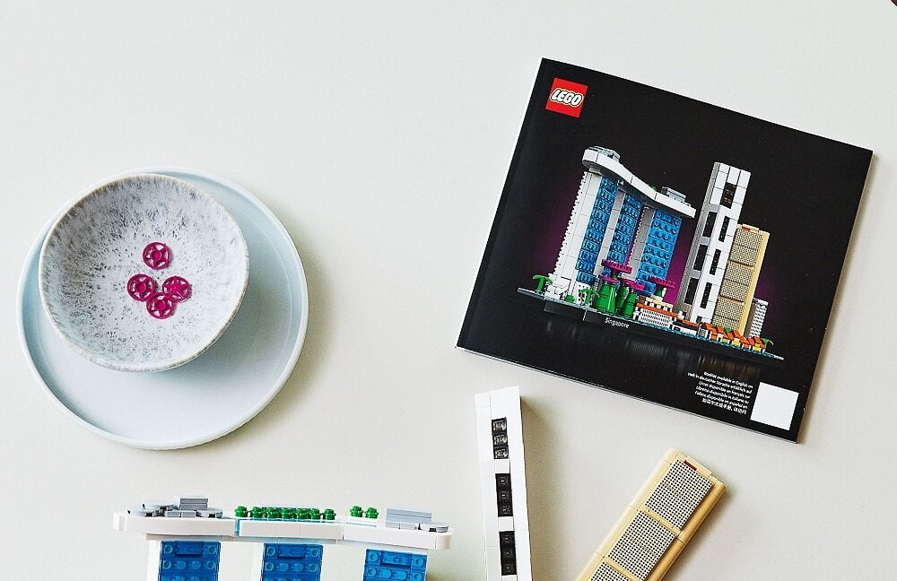 LEGO Architecture Singapur 21057 Kreatywna zabawa