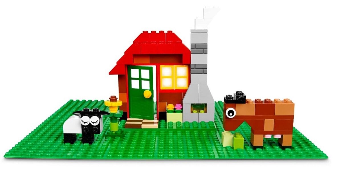 LEGO Classic zielona płytka konstrukcyjna Świetne dla pomysłowych dzieci